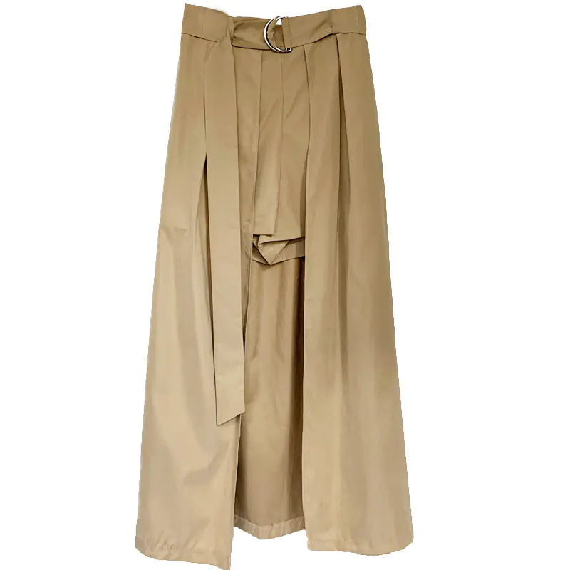 "Summer Mid-Length French Retro High Waist Skirt"