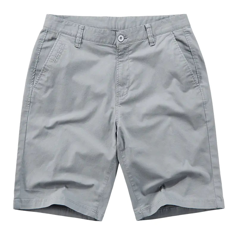 Men's Summer Breathable Solid Color Five-Point Shorts