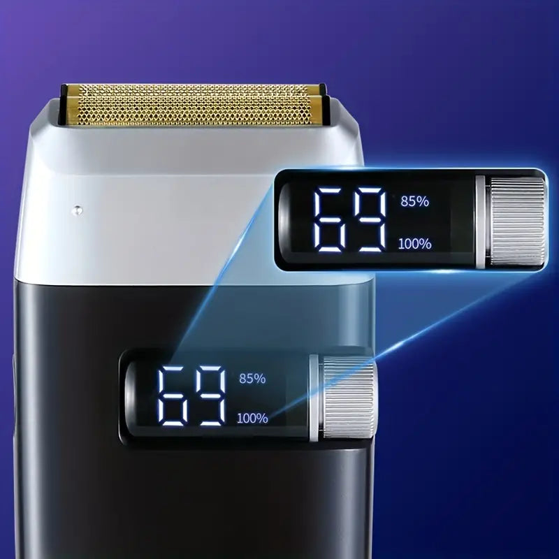2-in-1 Electric Foil and Bald Shaver for Men