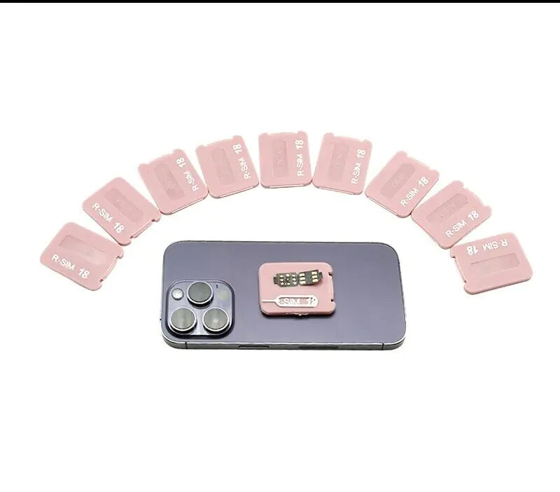 R-SIM18+ RSIM 18+ Nano Unlock Card For iPhone 14 Plus 13 12 11 Pro Max XR iOS 16