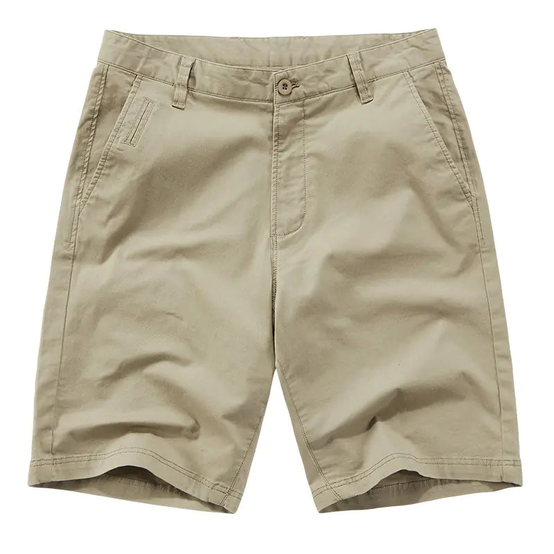Men's Summer Breathable Solid Color Five-Point Shorts