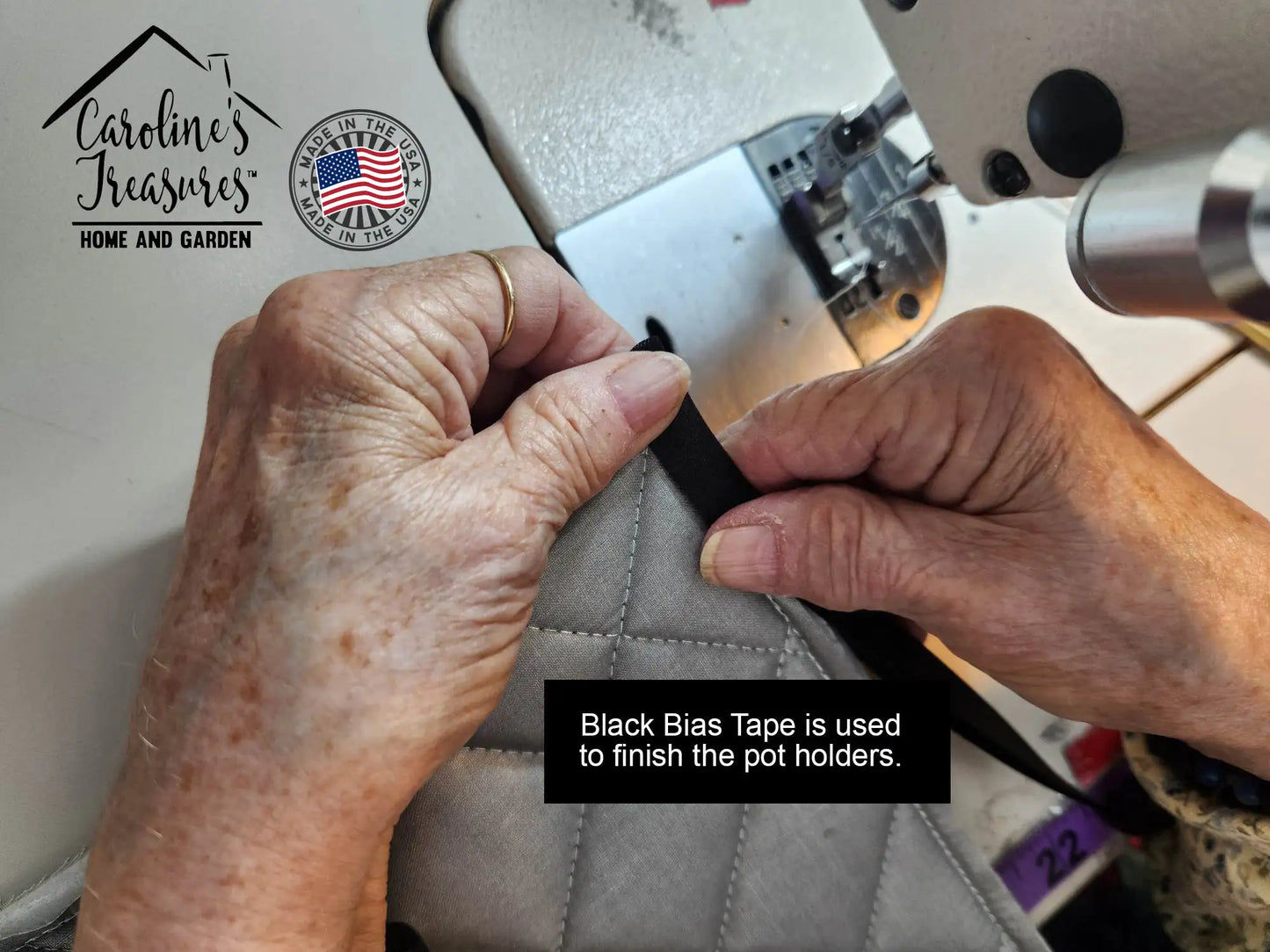 Affenpinscher and Flowers Pair of Pot Holders