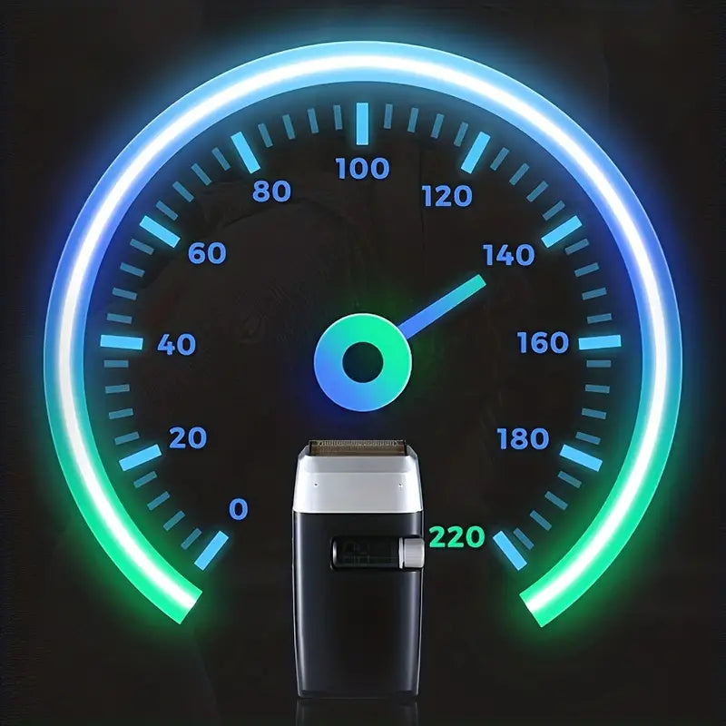 2-in-1 Electric Foil and Bald Shaver for Men